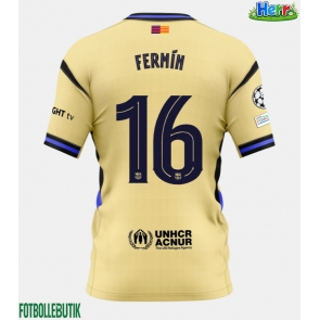 Barcelona Fermin Lopez #16 Bortatröja 2025-26 Kortärmad